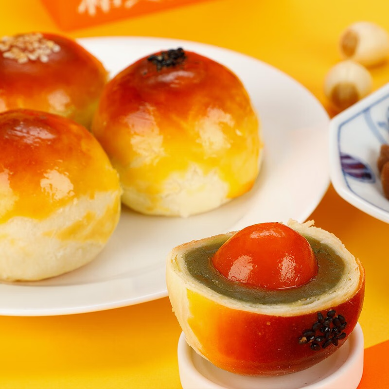 Jade Lotus Egg Yolk Pastry – Lotus Egg Yolk | Zhiweiguan 100g