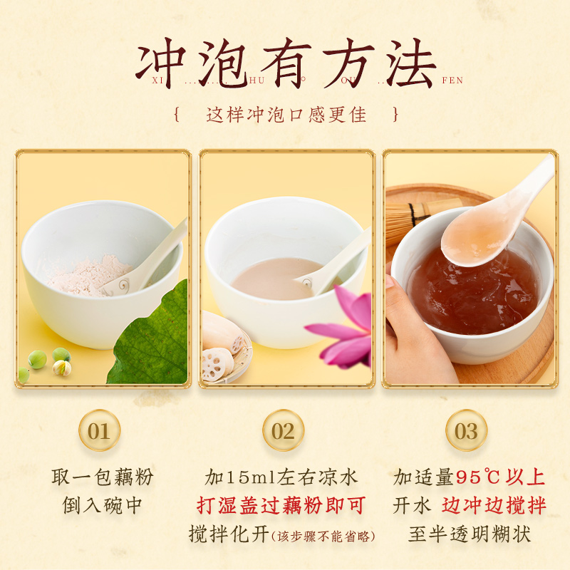 지웨이관 무설탕 연근전분 400g