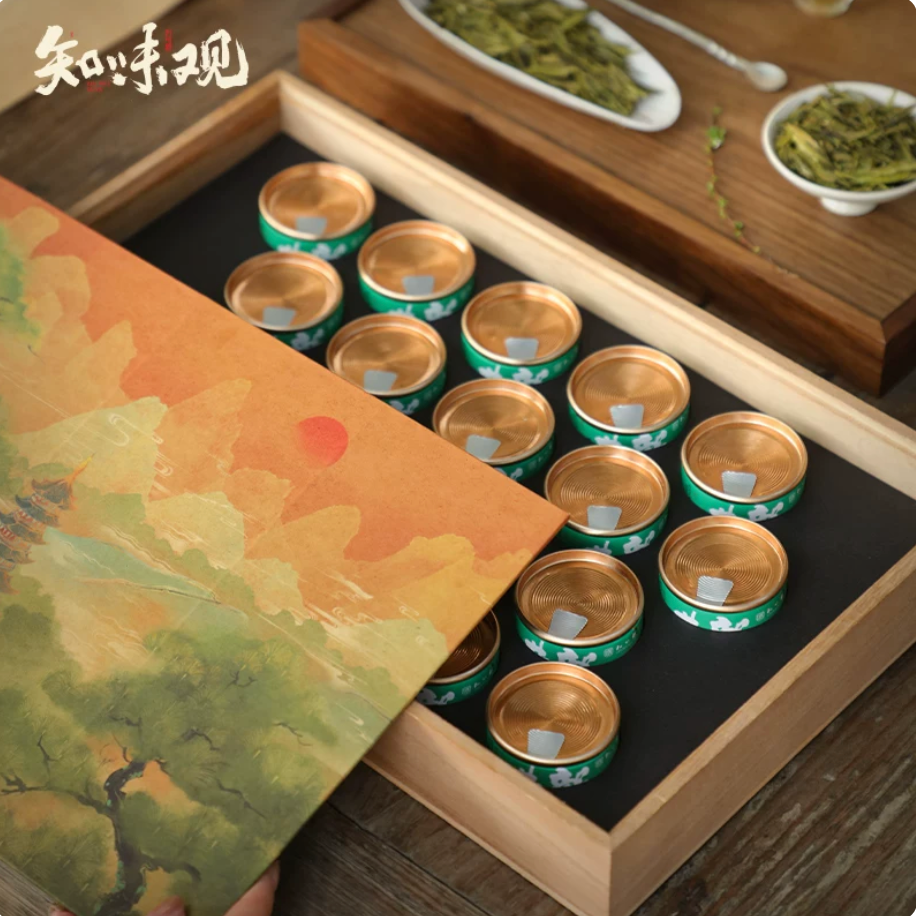 West Lake Ten Views Longjing Gift Set – Pre-Qingming Special Grade | Zhiweiguan 100g
