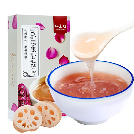 ZHIWEIGUAN Rose & White Fungus Lotus Root Starch 300g