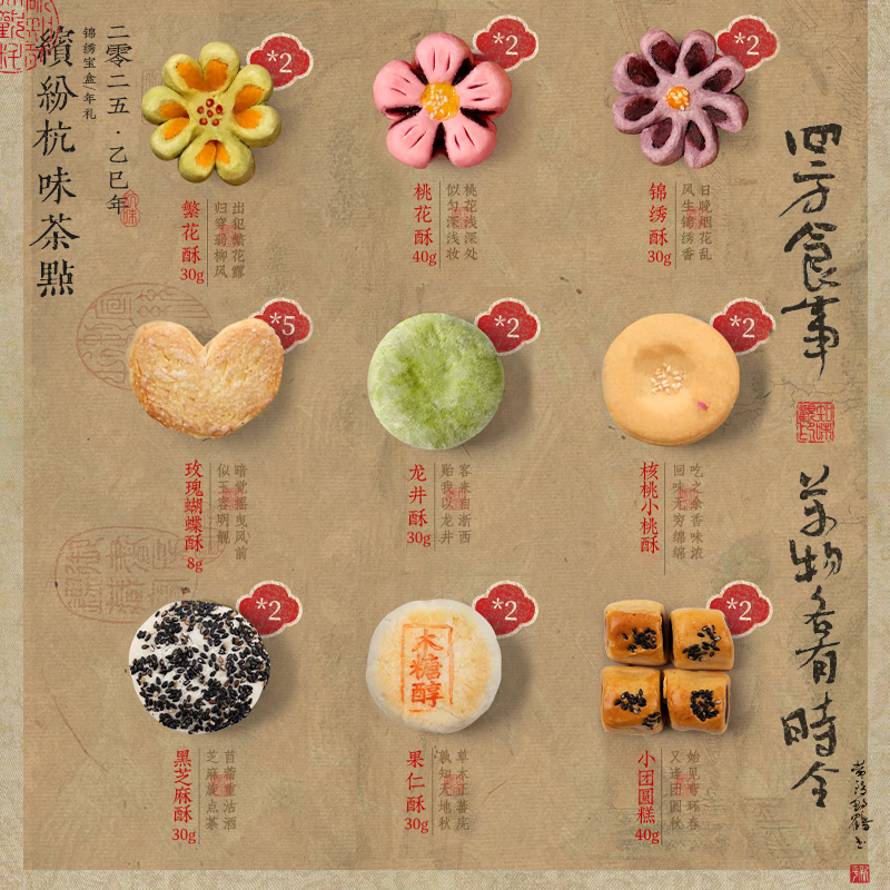 ZHIWEIGUAN JINXIU Treature Gift Box 580g